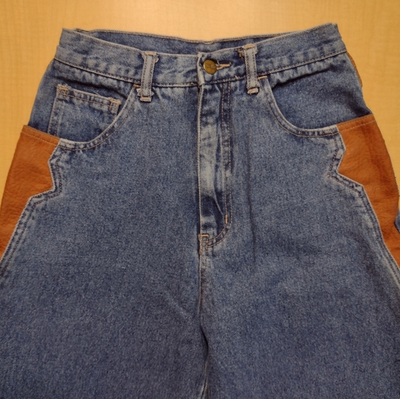 Vintage Retro 1980s Stefano International Western Denim Jeans - Picture 2 of 11